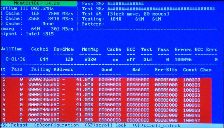Тестирование устройств компьютера